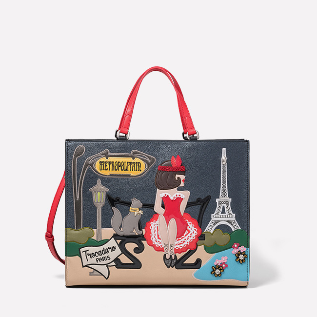 Borsa a mano Cartoline - Graziella \u0026 Braccialini Official Online Shop